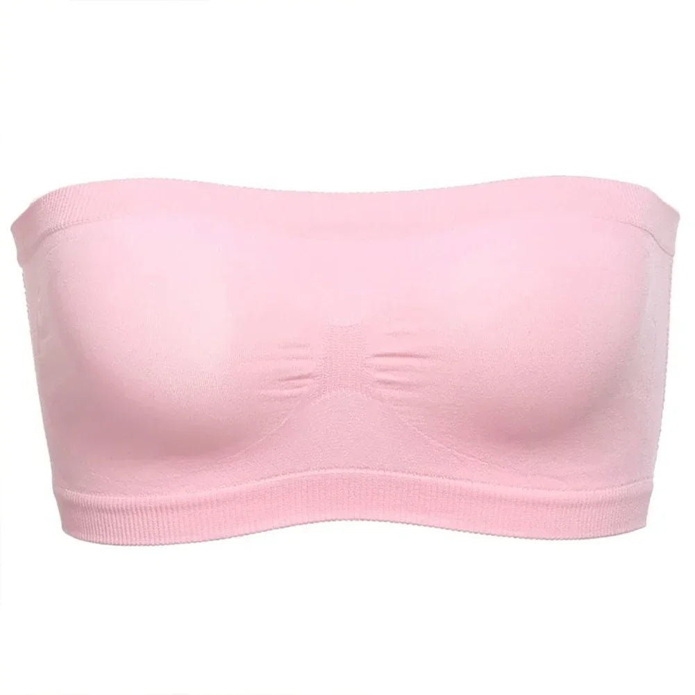 Women Sexy Strapless Bra Invisible Push Up Bras Underwear Seamless Solid Color Without Straps Bralette Lingerie Bras Bra Female