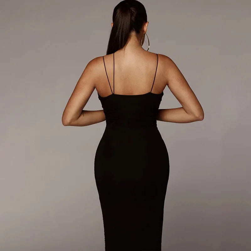 Slim Fit Full Slips Dresses For Women's Thin Seamless Sexy Party Summer Petticoat Underskirt Dress Sleeveless Inner Vest Dress