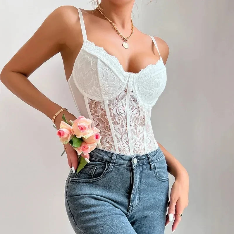 Summer Sexy Body Shapers Women Waist Trainer Corset Shaper Lace Club Wear Bodysuit Shapewear Woman Romper Overalls Clothes