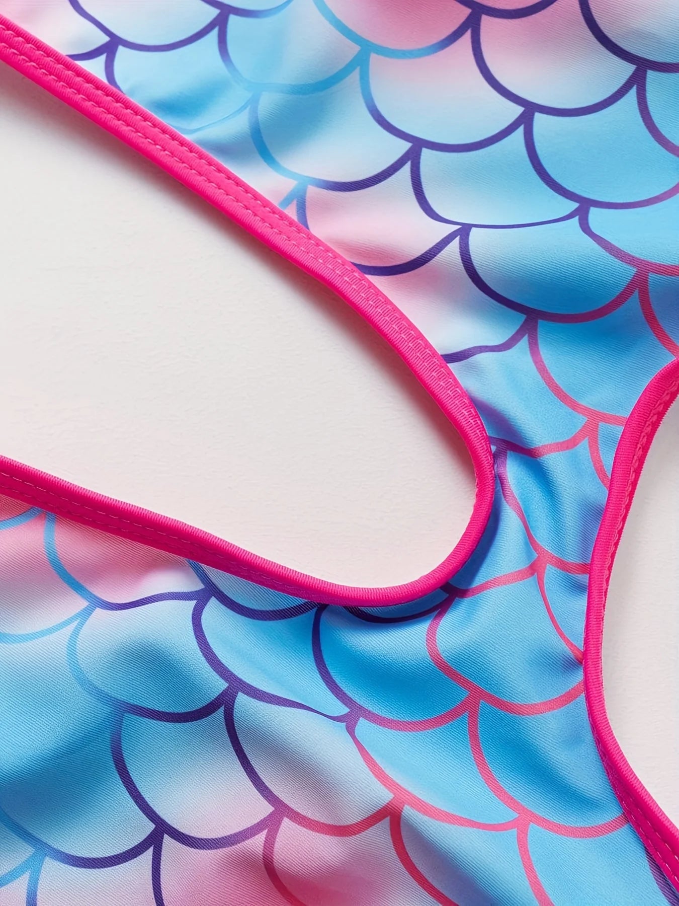 3-10 years Toddler Girls One-piece Swimsuits Kids Girl Fish-scale Printed Halter-neck Style Swimwear Children's Swimsuit