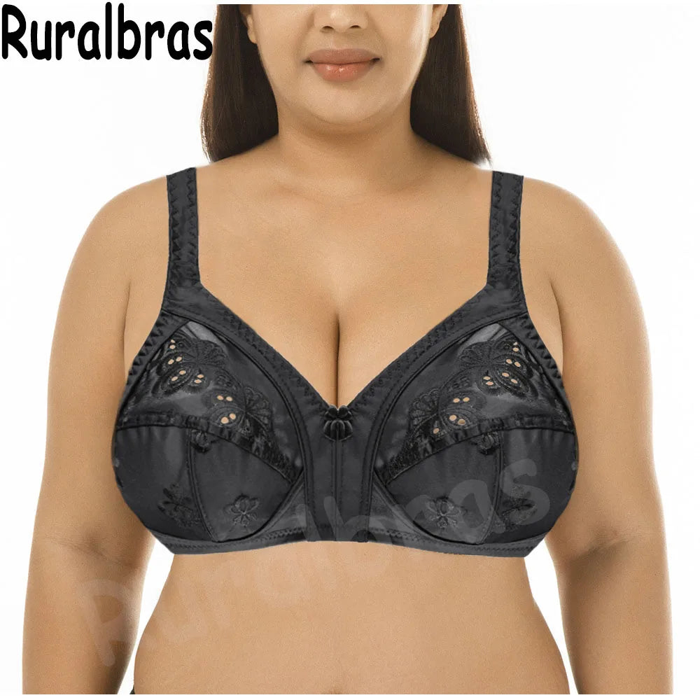 2033 Top push up bras for women seamless wire free bra sexy lace full coverage lingerie 50 48 46 44 42 40 38 36 C D E F G cup bh