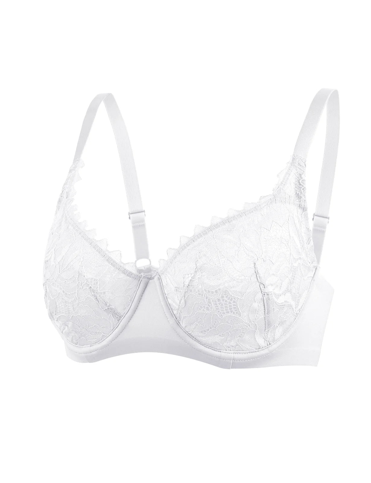 New Mesh Bras For Women Lace Bra Unlined Sexy Lingerie Perspective Bra Underwire Everyday Ultra Thin Bras C D E F G H Cups