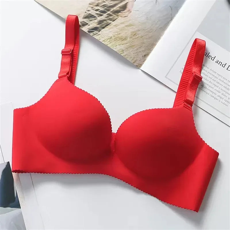 Wireless Seamless Bras for Women Push Up Bralette No Underwire, Ultra Soft Comfort Bra with Breathable Padding Sexy Everyday Li