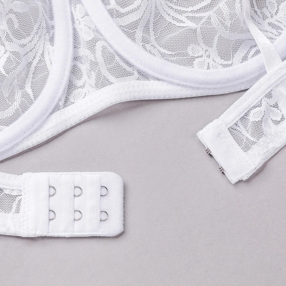 Sexy Womens Bras Unlined Underwire Lace Bra Bralette Unpadded Underwear See Through Lingerie Brassiere BH Top A B C D DD Cup