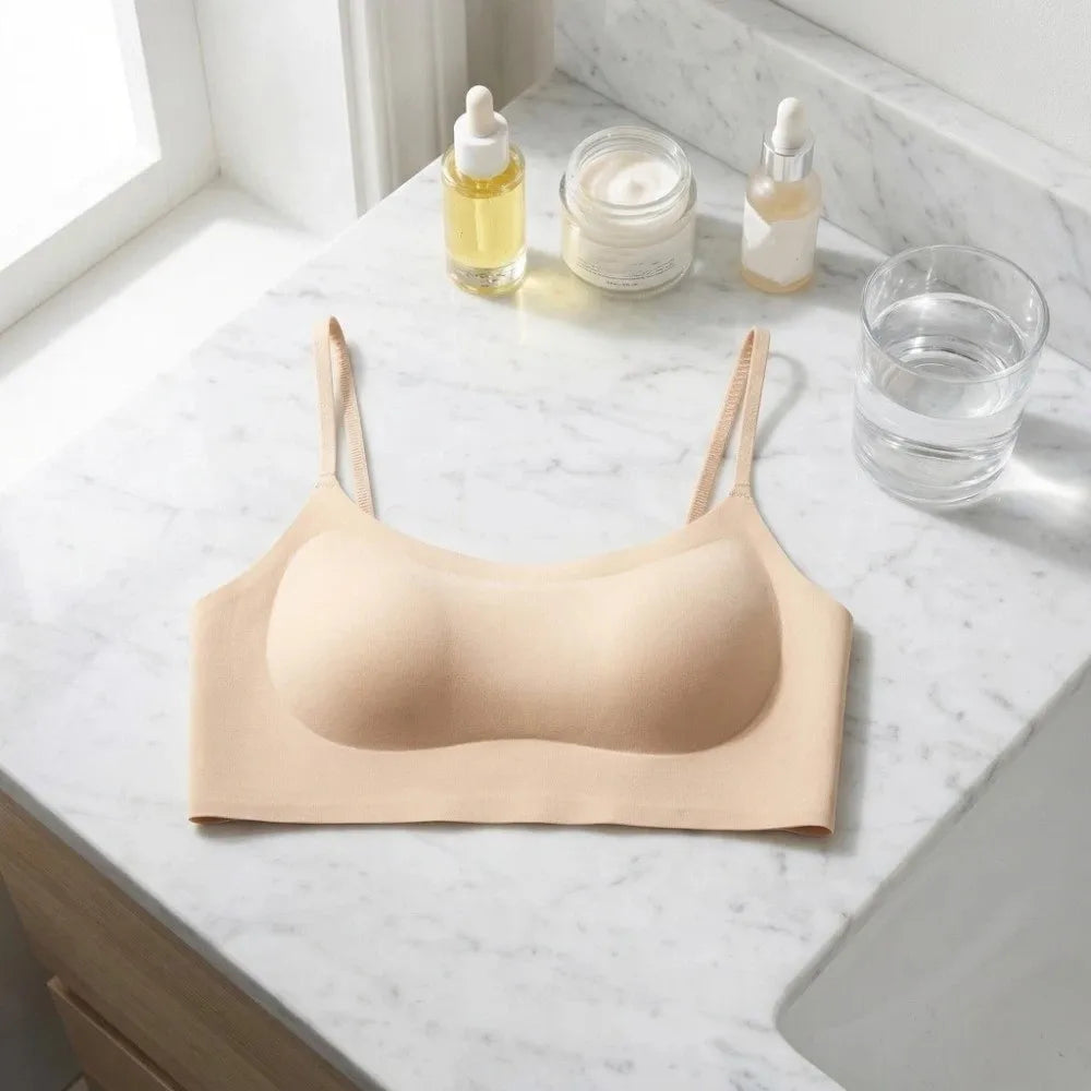 Traceless Wireless Bra U-shaped Beautiful Back Gathered Breasts Brassiere for Women Anti-sagging Shockproof Seamless Bras Sport