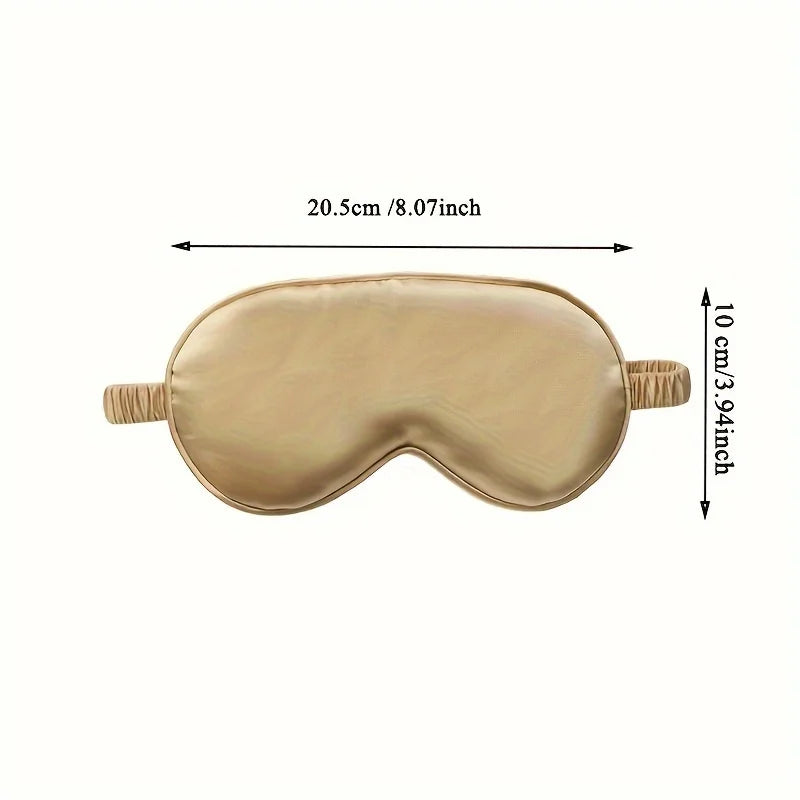 Luxurious Silk-Feel Sleep Set - Ultra-Soft Eye Mask, for Travel or Home - Cozy, Versatile Accessories