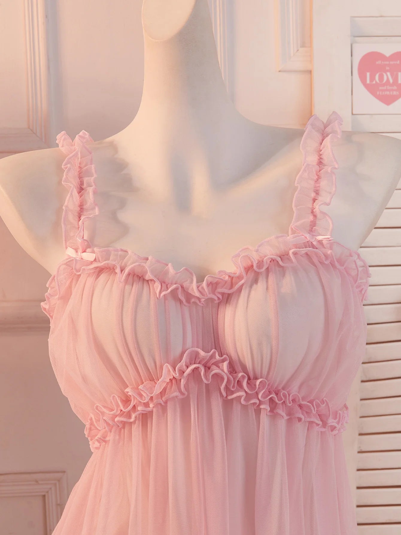 Sexy Babydoll Dress Women Lingerie See-through Sling Wedding Nightdress And T-back Set Elegant Cute Sleepwear For Date Surprise