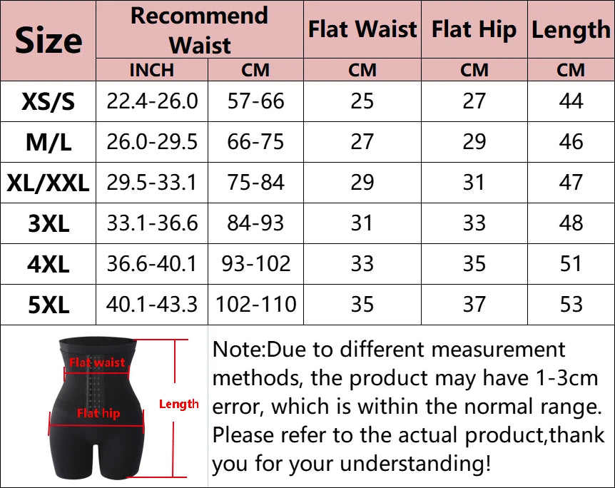 Shapewear for Women High Waist Trainer Panties Tummy Control Hip Butt Lifter Shorts Slimming Sheath Thigh Trimmer Body Shaper