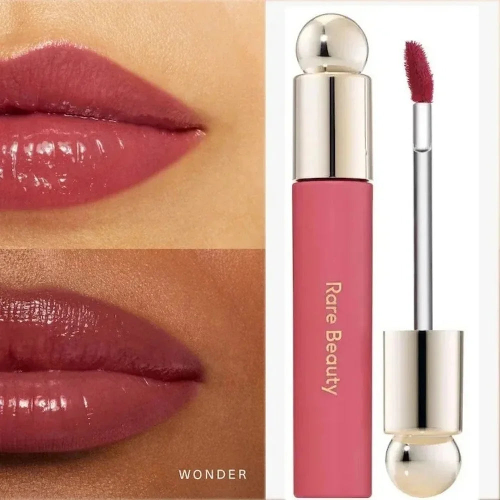 Rare Beauty Lip Gloss Liquid Blush Highly Pigmented Dewy Glow Natural Looking Waterproof Sweatproof Blusher Daily Use Makeup