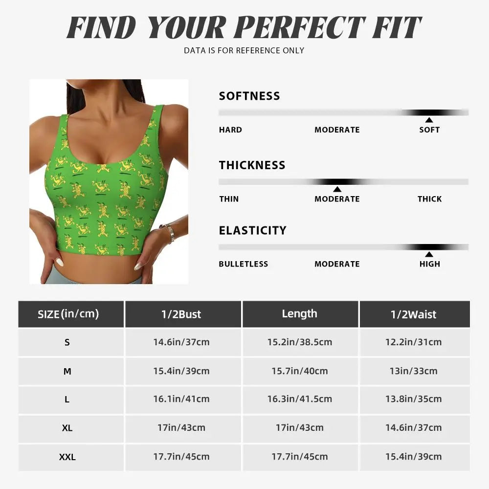 Custom Pluto Anime Manga High Impact Sports Bras for Women Classic Seamless Workout Yoga Crop Tank Tops