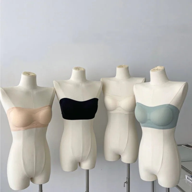 Strapless Bras For Women Seamless Underwear Push Up Non-wire Bra Tube Crop Tops Summer Comfort Female Lingerie Padded Top