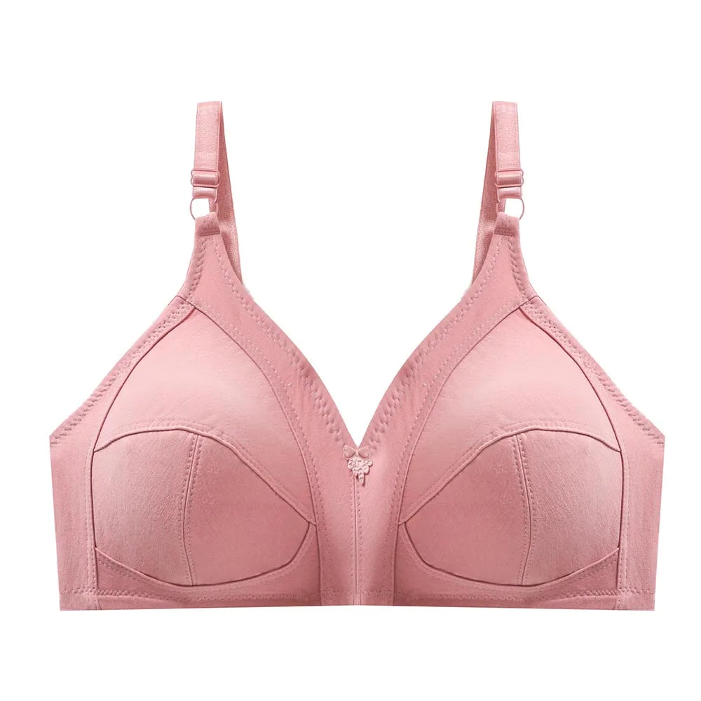 Large Size Bra 36-50 C D E D Cup Bras for Women Push Up Seamless BH Non-padded Ladies Sexy Full Cup Underwear Plus Size Bra C01