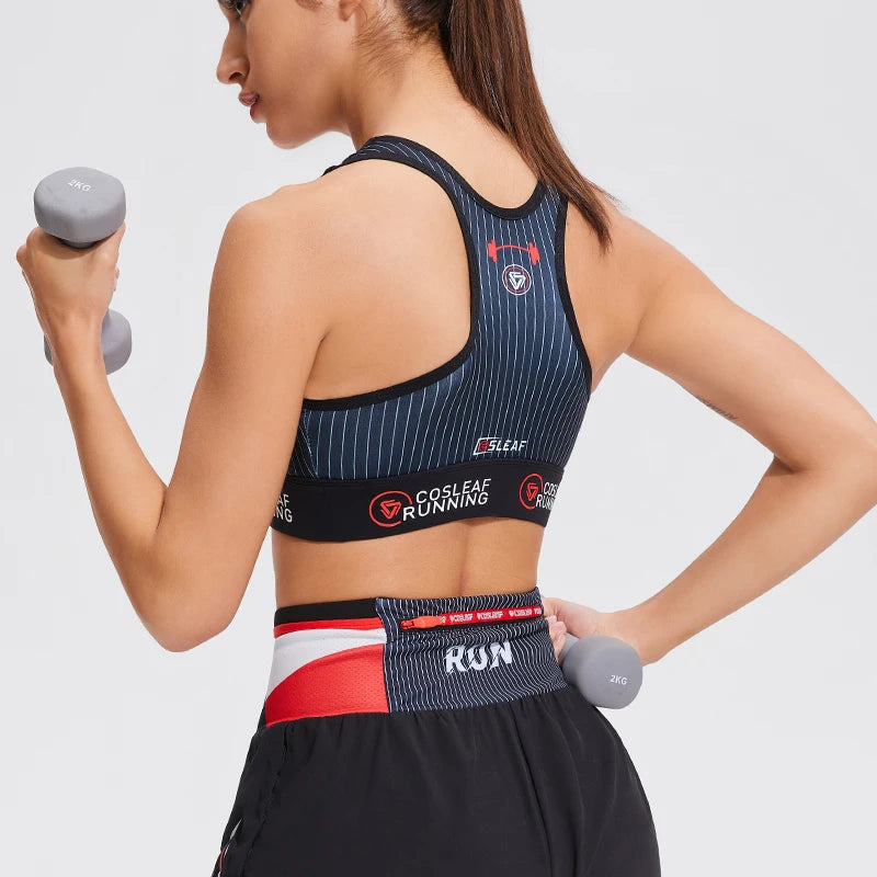 Sportswear Woman 2024 Sports Bras V Neck Shockproof Fitness Athletic Brassiere Running Tops Yoga Bra For Gym With Fixed Pads