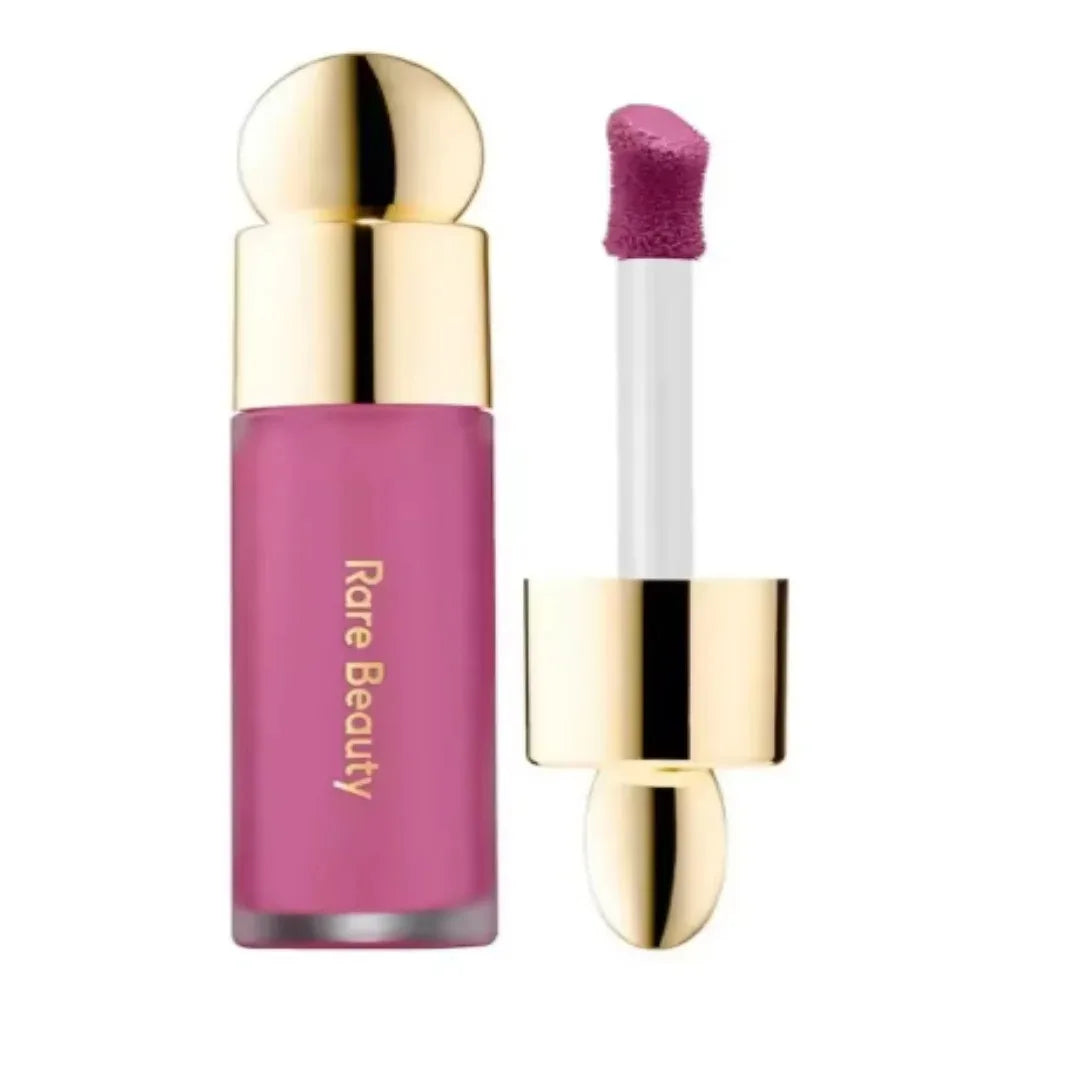 Rare Beauty Lip Gloss Liquid Blush Highly Pigmented Dewy Glow Natural Looking Waterproof Sweatproof Blusher Daily Use Makeup