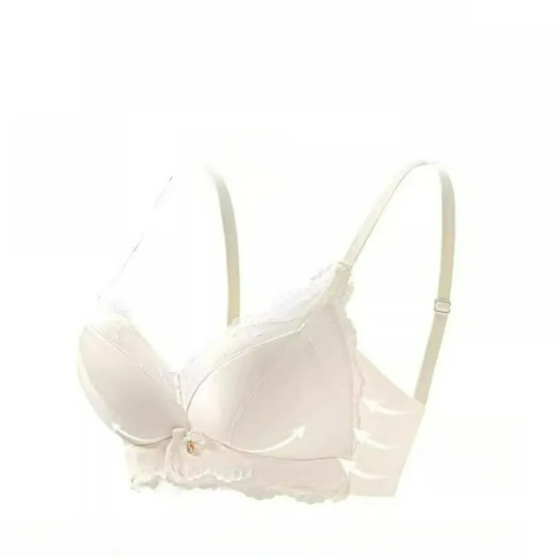 Push Up Bras for Women Small Bust Padded Wireless Anti Sagging Full Coverage Shaper Bralette Plus Size