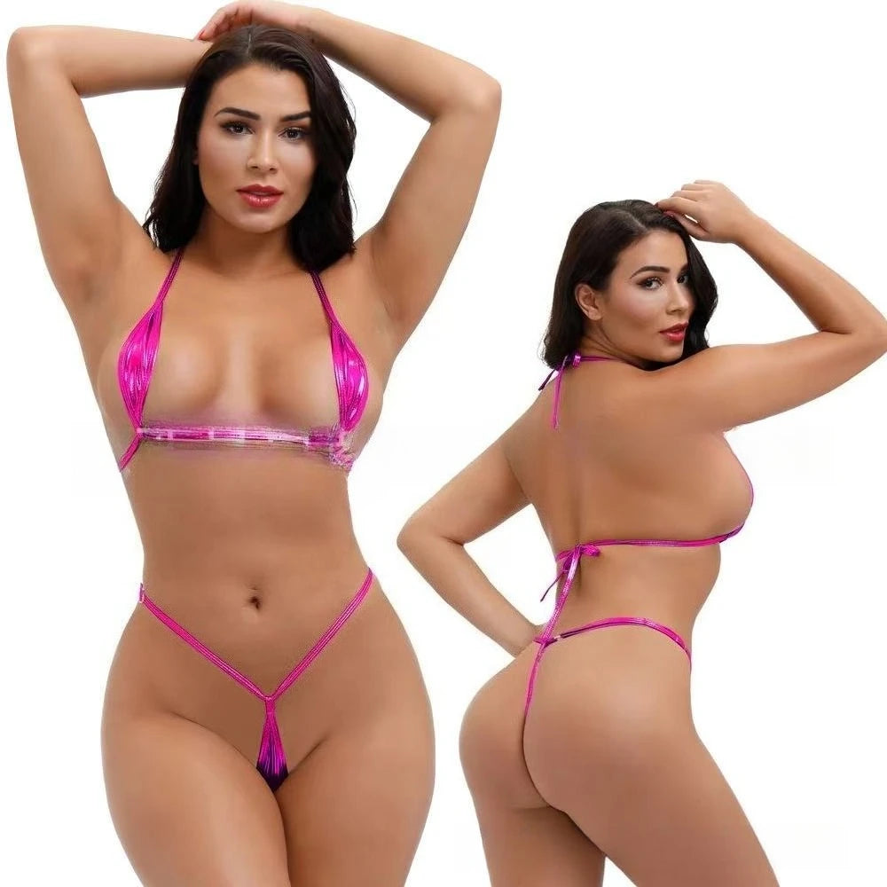 Porno Sex babydoll Womens Sexy Exotic Lingerie Underwear One-piece Monokini Swimsuit Micro Thong Erotic Teddy Lingerie Bodysuit