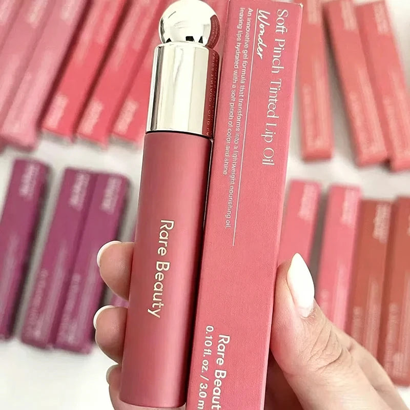Rare Beauty Liquid Blush Silky and Glides On Smoothly Nature Long Lasting Plump Happy Hope Delight Stained Lipstick Gloss Makeup