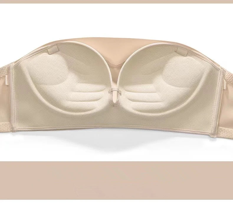 Full Coverage Wireless Bra for Muslim Women Comfortable Breathable Padded Modest Gathered Design for Daily Wear