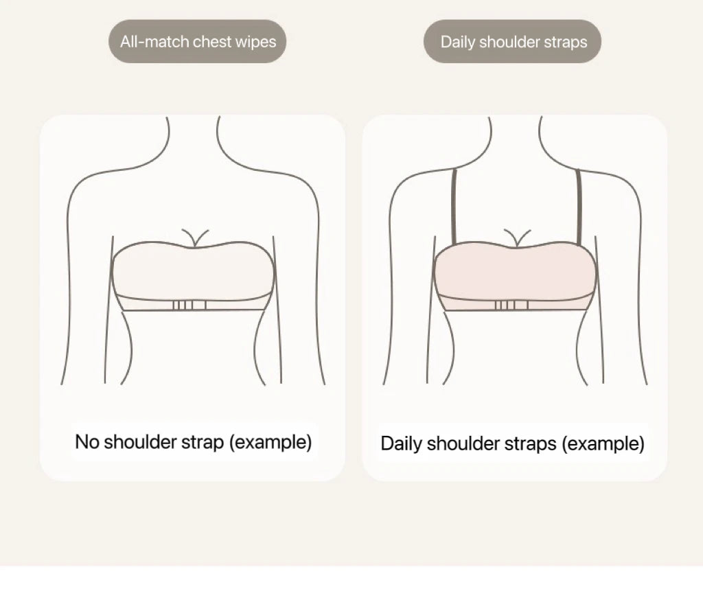 1pcs Women's Strapless Bras Lady With Padding Seamless Front Button Bra Female Comfortable Smooth Underwear Invisible Brassieres