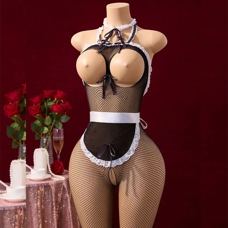 Transparent Ass Exposure Hot Lingerie Crotchless Babydolls Chemises Porn Outfits Adult Body Stockings Very Porno Sensual Tights