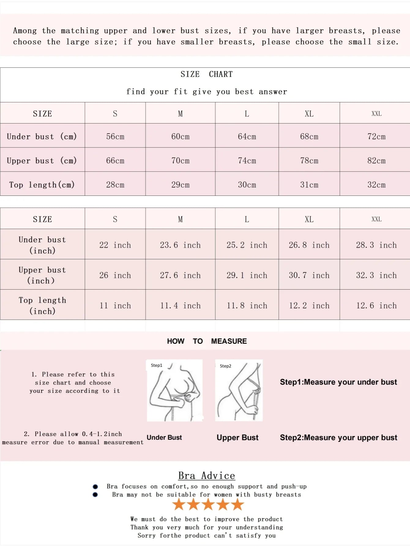 Women's Bra Wireless Fixed Cup, Front Cross Lace Full Coverage, Seamless U-Back Wide Strap Comfy Lingerie for Daily Wear