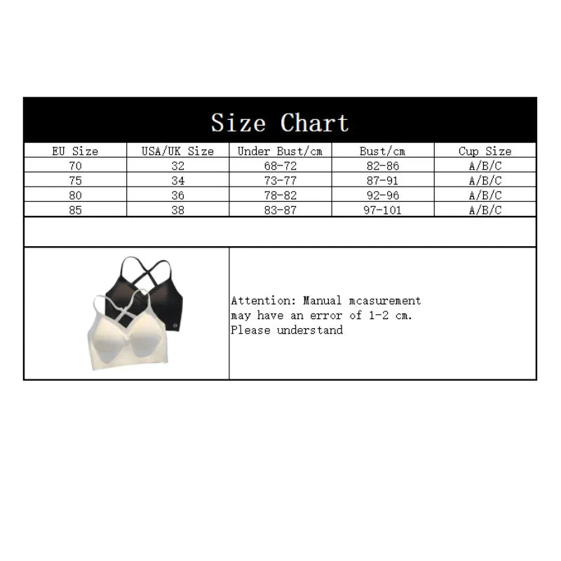 Women’s Deep U Beauty Back Plunge Bras Invisible Bra Push Up Underwear Sexy Invisible Lingerie for Dresses Solid Braletter
