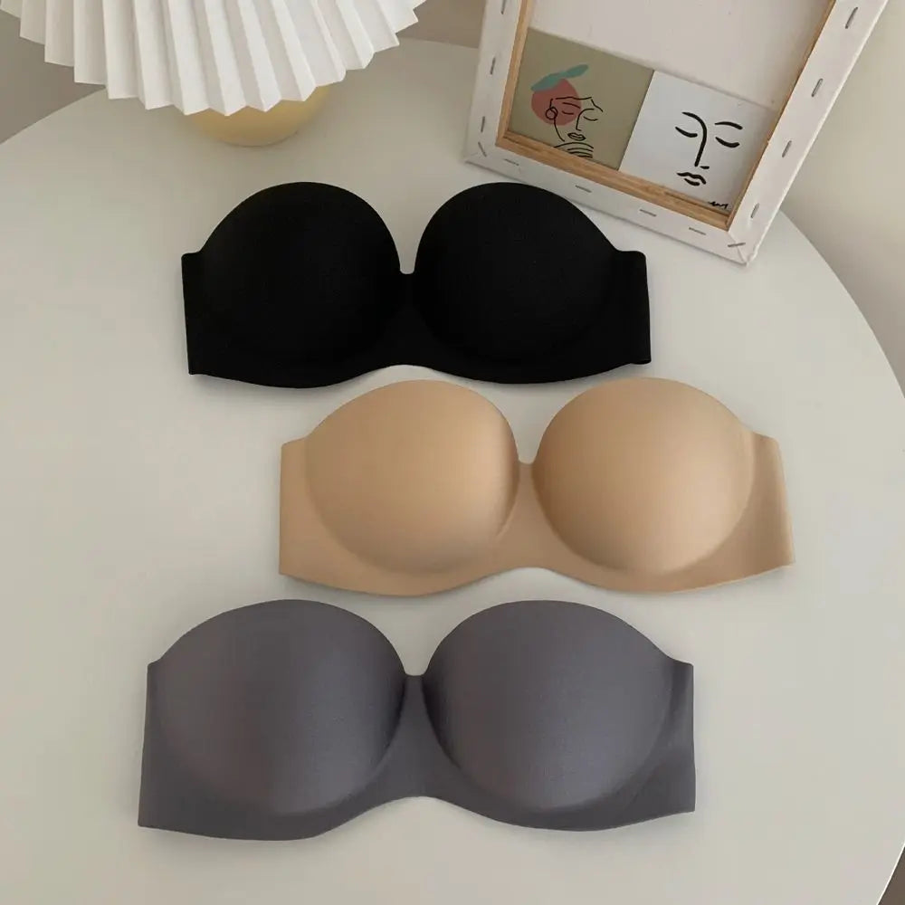 Beauty Back With Extension Belt NO Steel Ring Invisible Bra Without Straps Bralette Women Bras Sexy Strapless Bra Chest Wrap