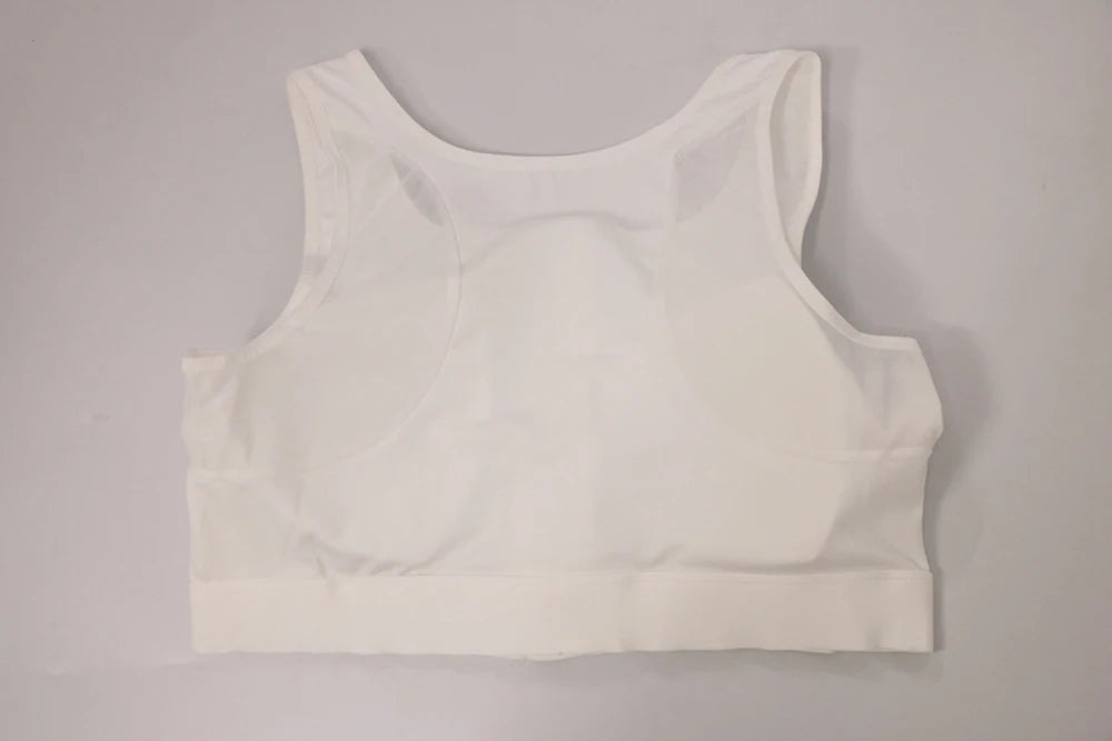 Plus Size Zip Front Closure Longline Bras Wireless Full Coverage Brassiere No Underwire Bralettes Hide Back Fat Bras