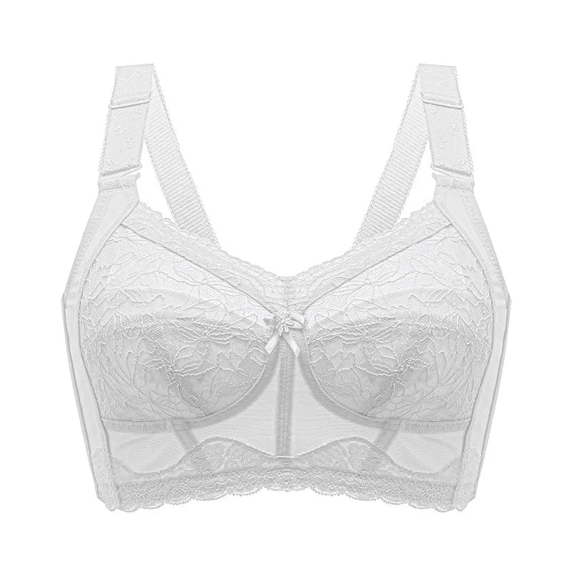Wireless Large Size Lifting & Supportive Bra for Women Anti-Sag Adjustable Slimming Comfort 75 80 85 90 95 B C D E F