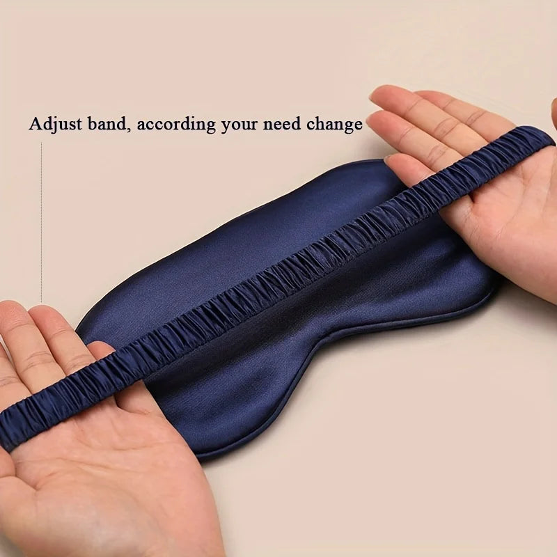 Luxurious Silk-Feel Sleep Set - Ultra-Soft Eye Mask, for Travel or Home - Cozy, Versatile Accessories
