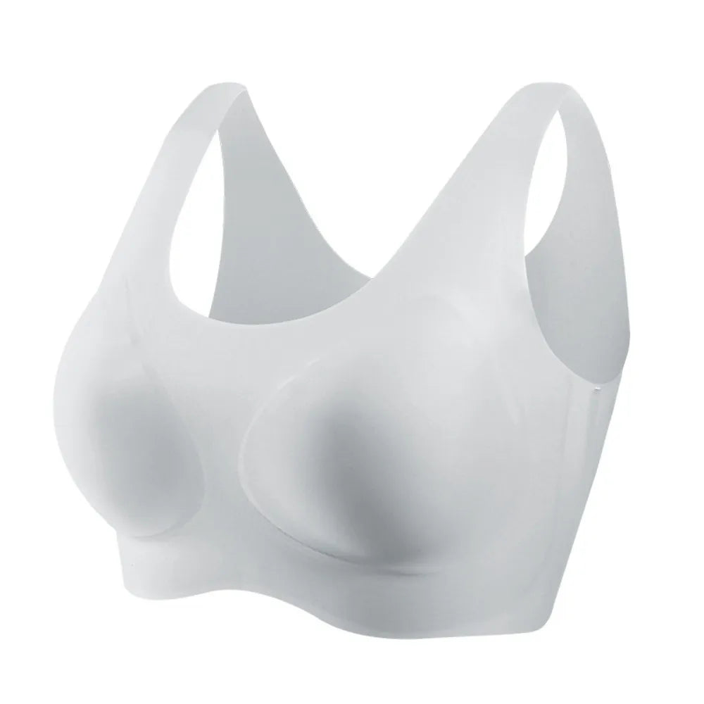 Comfortable Close-fitting Wireless Bra Shockproof Gathered Breasts Seamless Bralette Underwear Lingerie Sports Bra Pilates