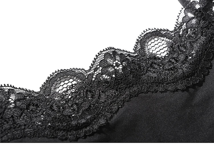 Meet'r Lace Camisole Bodysuit Lingerie Ladies Lace-edged Sexy Body-shaping Shapewear G-string Inner Tight Corset Underwear