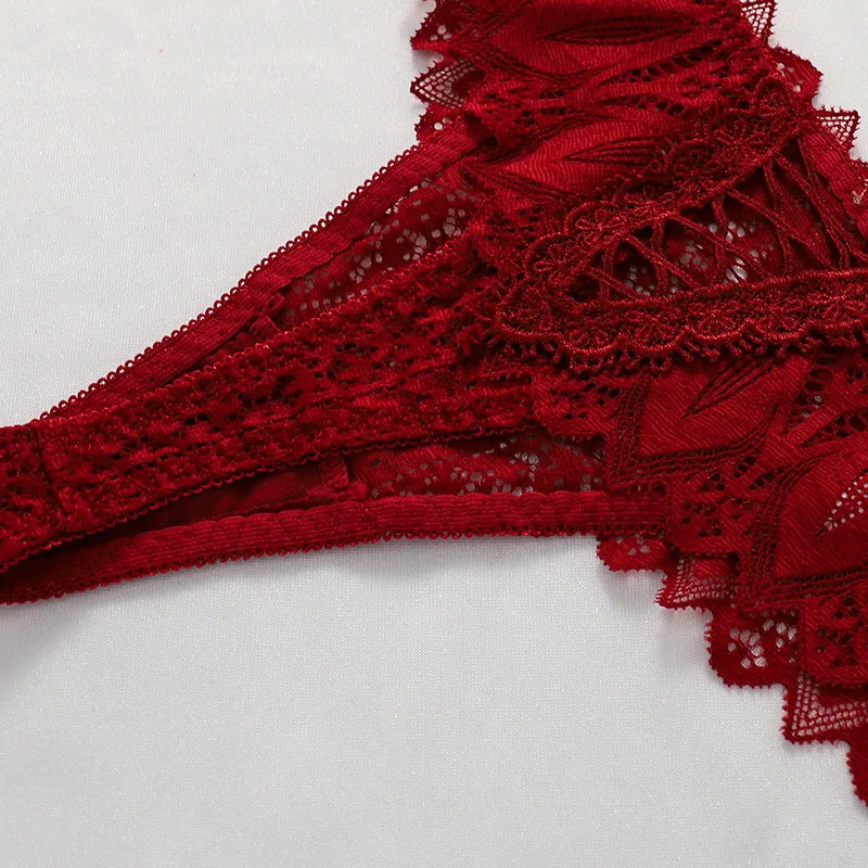 Women's Sexy String Panties Lace Thongs Lingerie Intimates Woman T-back Soft T-panties Designed Tangas Mujer