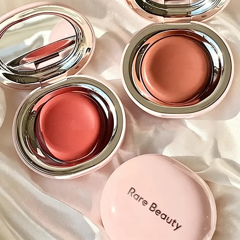 Rare Beauty Mousse Texture Potato Mud Blush Cream Soft Silky Smooth High Pigment Blendable Waterproof Natural Glow Cheek Makeup