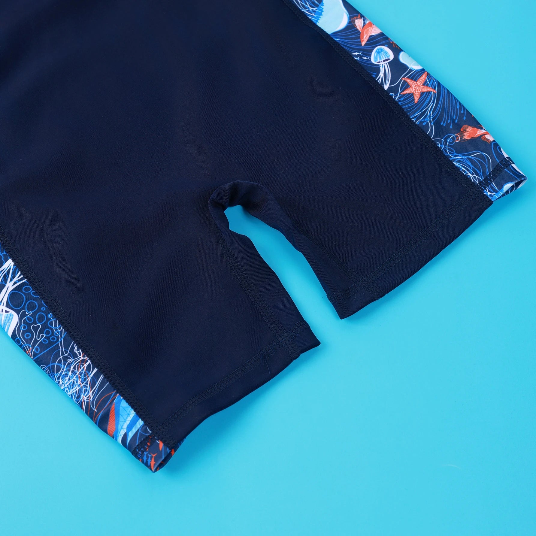 One-Piece Swim Suits Sportswear Girls Boys Summer Swimwear Children Swimsuits Kid Short Sleeve Quick Drying Sun Protection