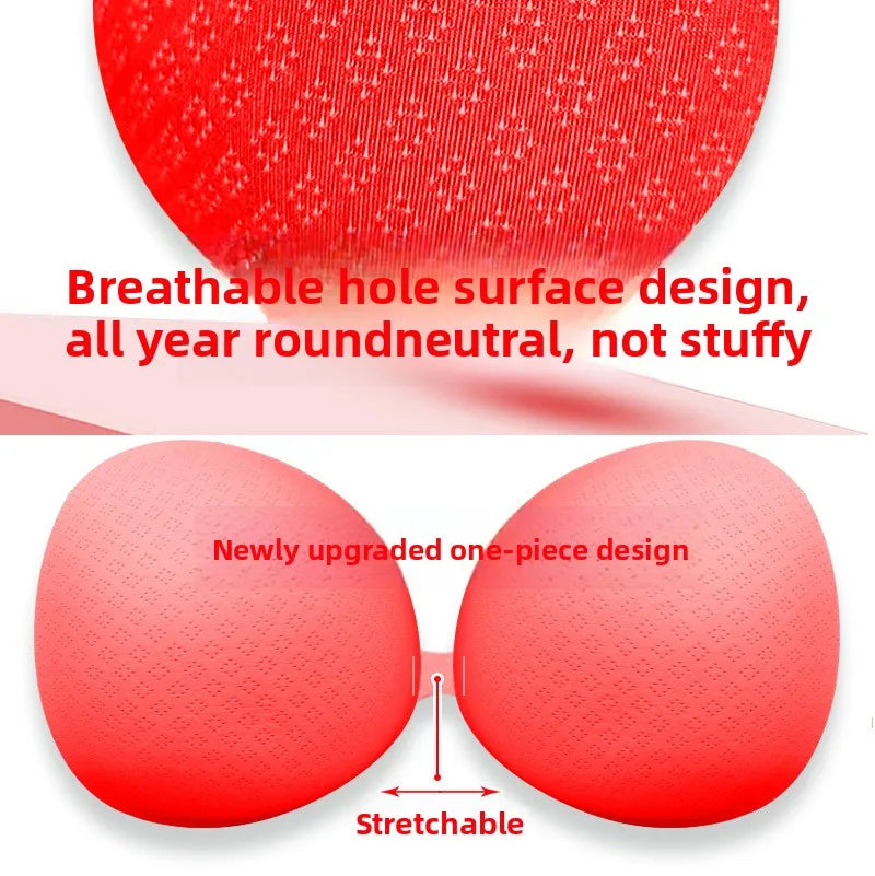 8cm Extra Thick Push Up Pads Removable Padded Bra Inserts Small Chest Latex Sponge Enhancing Inserts Sports Bras Full Coverage