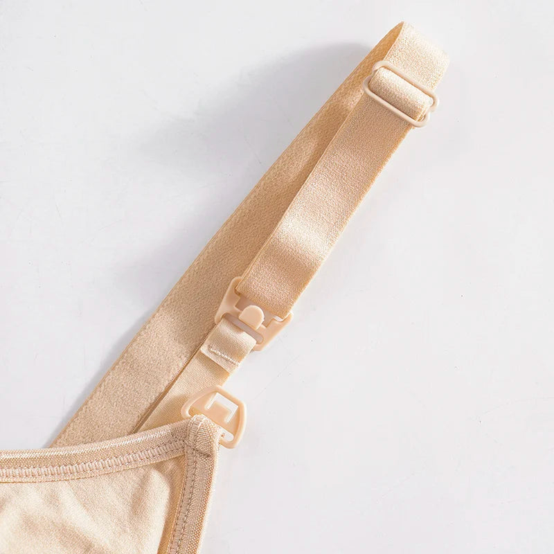 Wireless Maternity Bra Pregnant Women Seamless Prevent Sagging Breastfeeding Bras Push Up Breathable Front Open Nursing Bra Hot