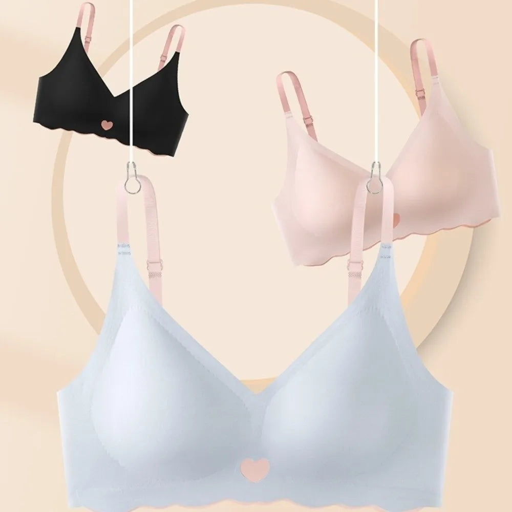 Comfortable Close-fitting Wireless Bra Push Up Shockproof Seamless Bralette Adjustable Lingerie Sports Bra Pilates