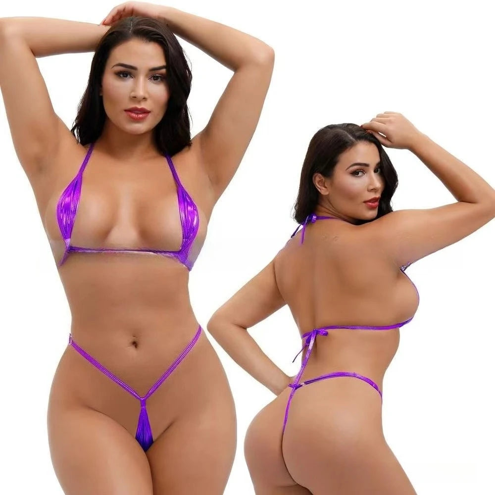 Porno Sex babydoll Womens Sexy Exotic Lingerie Underwear One-piece Monokini Swimsuit Micro Thong Erotic Teddy Lingerie Bodysuit