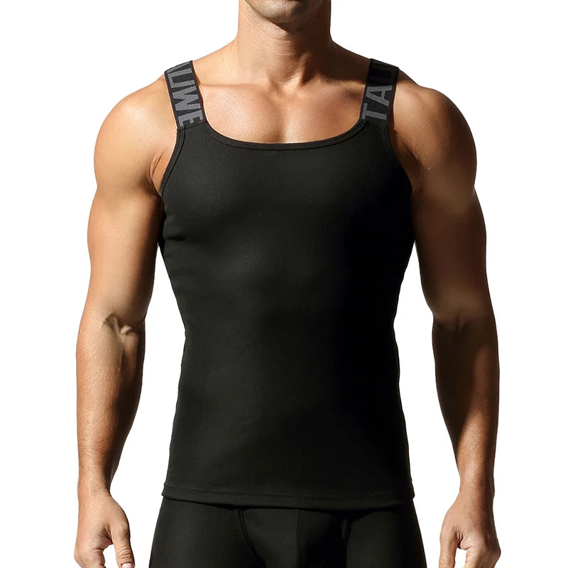 New men's shapewear, waist cinching top, abdominal shaping solid color vest, sweatshirt, shaping tight and high elasticity