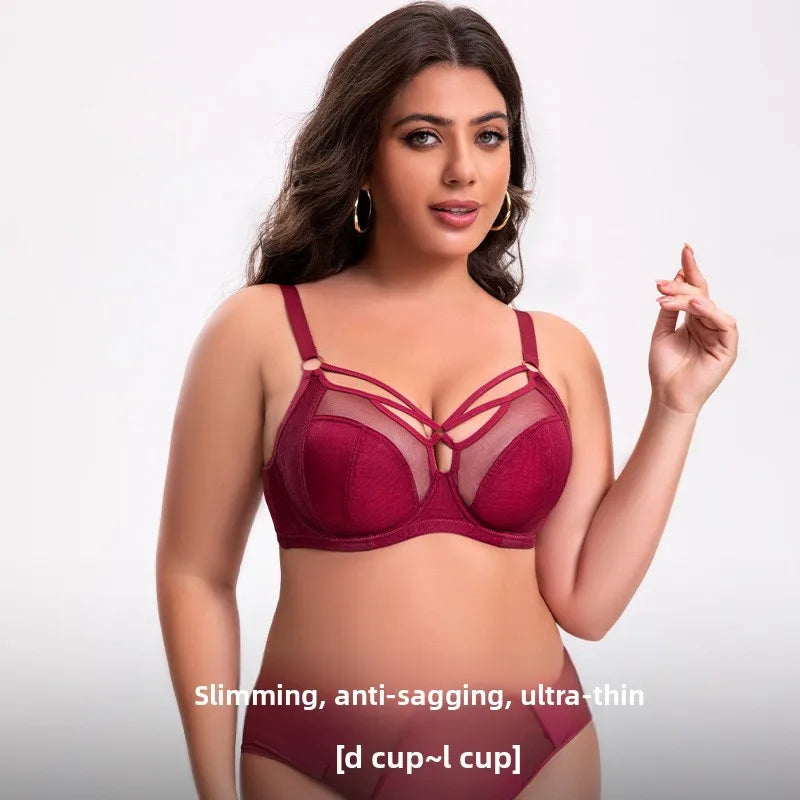 Minimizer Bra for Plus Size Women Full Coverage Wireless Bra D-I Cups | Anti-Sagging Support Breathable Minimize Bust Size
