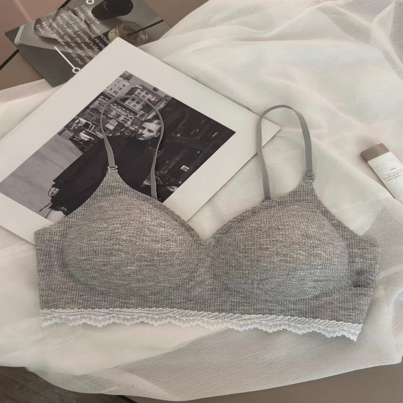 Stylish Thick Padded Push Up Bra for Women Seamless No Steel Ring Comfort Lingerie Raised Base Design Soft Support Enhances Bust