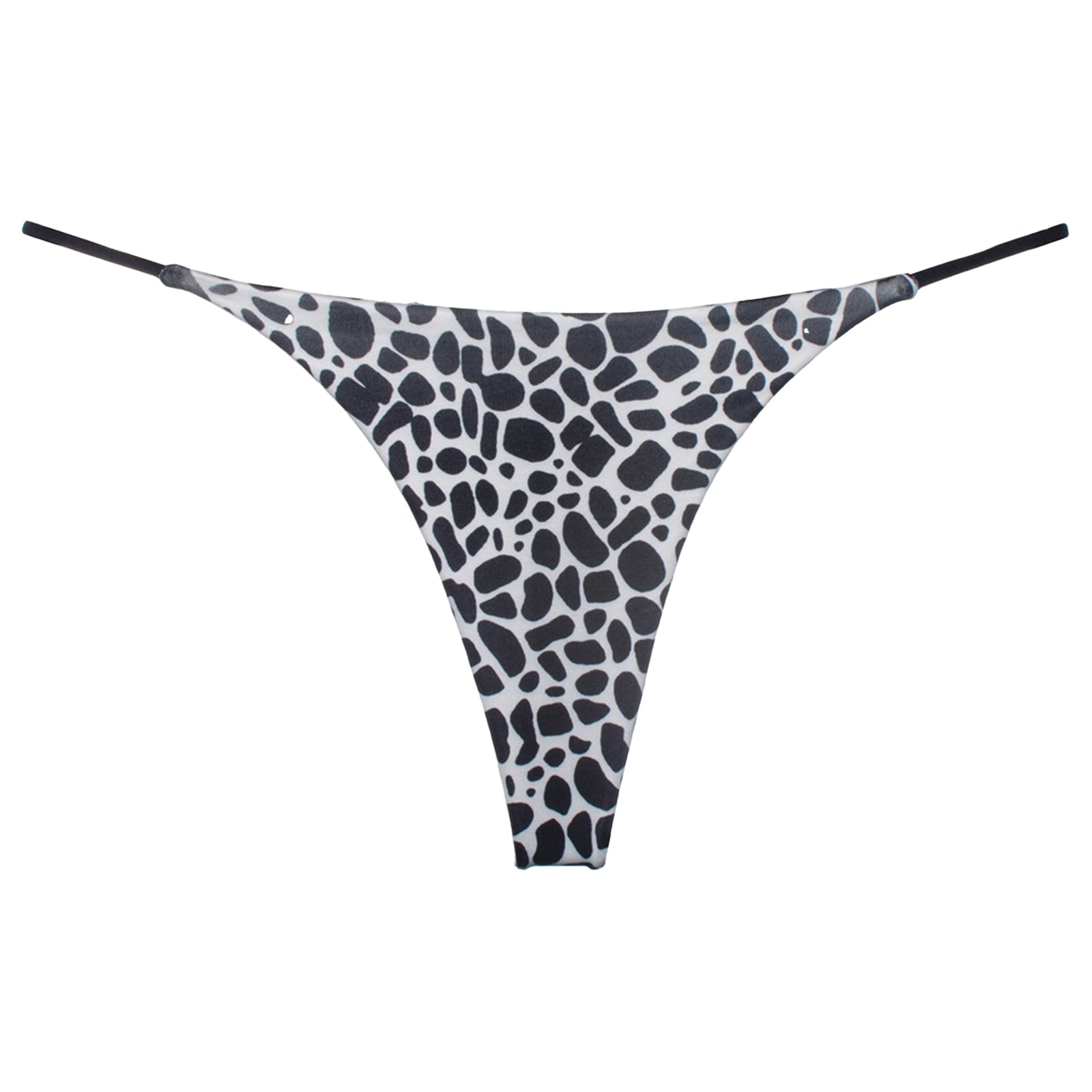 Womens Low Rise Thong Bikini Bottom Beach Sunbathing T-back Swim Wear