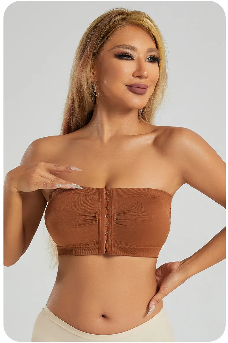 Strapless Bras For Women No Underwire Seamless Bralettes For Women Wireless Bra Soft Support Everyday T Shirt Bras Strapless Top