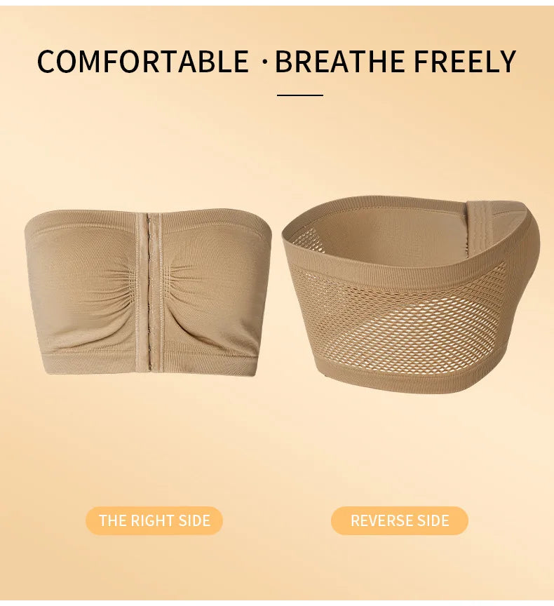 Strapless Bras For Women No Underwire Seamless Bralettes For Women Wireless Bra Soft Support Everyday T Shirt Bras Strapless Top