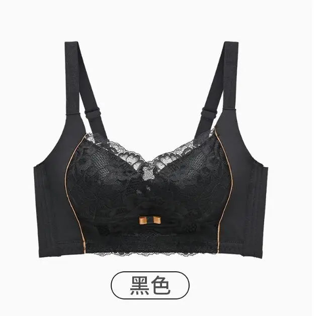 Small Breast Push Up Bra for Women, Padded Brassiere, Female Underwear, Minimizer, Deep Vs, 5cm Thick