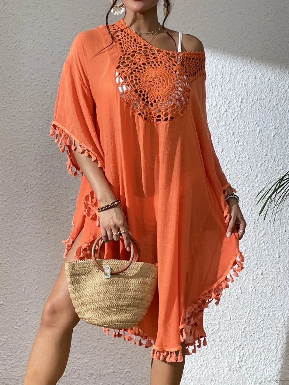 Women's Sexy Swimsuit Cover Up Dress Summer Bathing Suit Beachwear Shirt Cover-ups for Women
