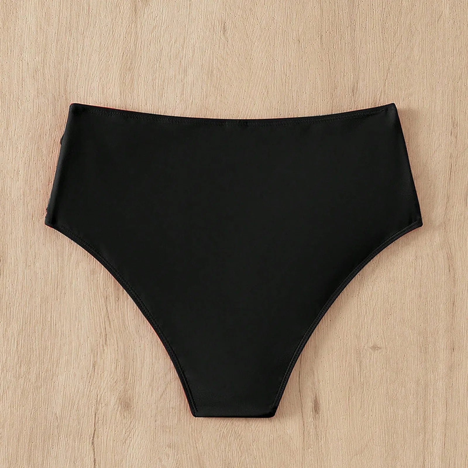 Women's High Waist Basic Swimming Bottoms Full Coverage Bikini Split Swimsuit Briefs Solid Color Comfy Swimming Trunk