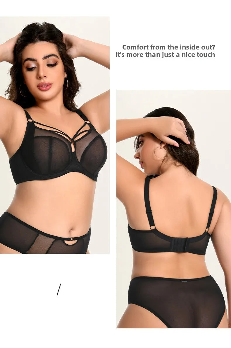 Minimizer Bra for Plus Size Women Full Coverage Wireless Bra D-I Cups | Anti-Sagging Support Breathable Minimize Bust Size