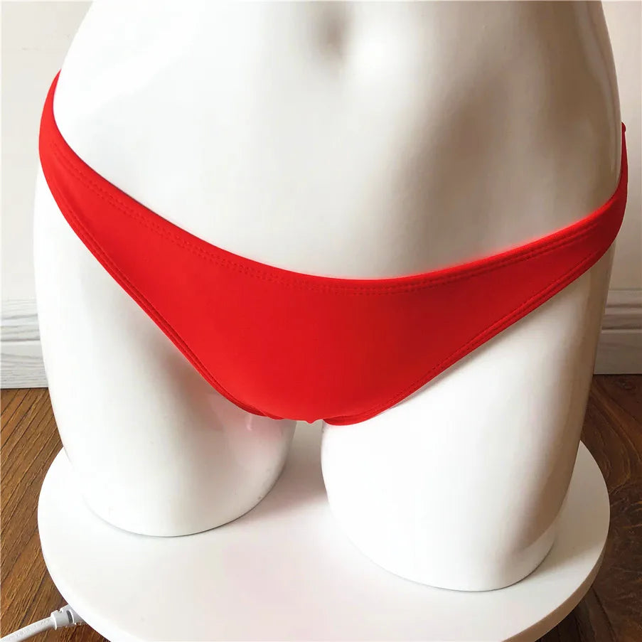 Woman Bikini Thong Bottoms Brazilian T-Back Swimwear Swim Shorts Beach Pants Swimsuit Classic Hipster Briefs Thong Underwear